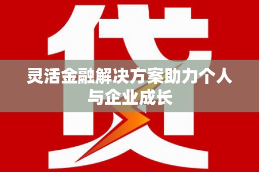 武威灵活金融解决方案助力个人与企业成长