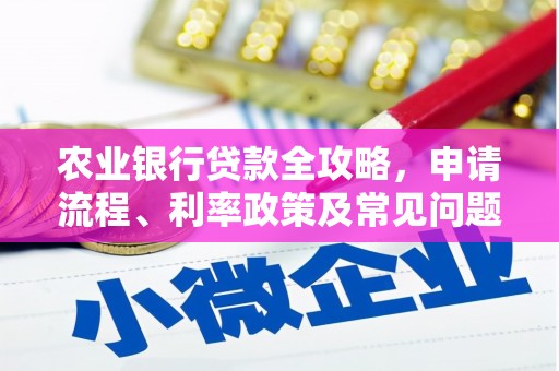 武威农业银行贷款全攻略，申请流程、利率政策及常见问题解析