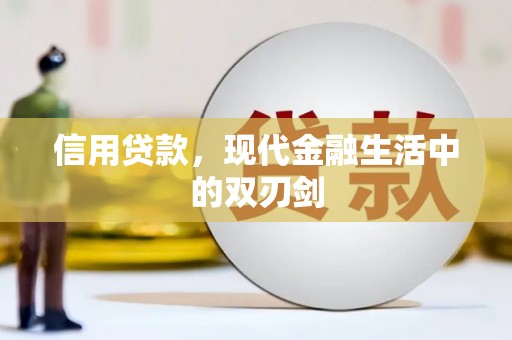 武威信用贷款，现代金融生活中的双刃剑