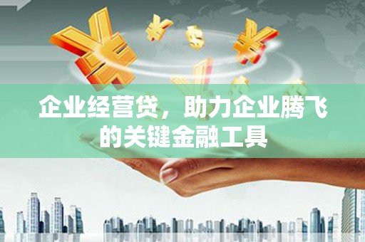 武威企业经营贷，助力企业腾飞的关键金融工具