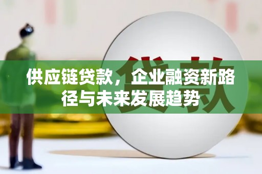 武威供应链贷款，企业融资新路径与未来发展趋势
