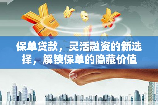 武威保单贷款，灵活融资的新选择，解锁保单的隐藏价值