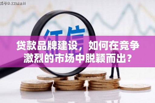 武威贷款品牌建设，如何在竞争激烈的市场中脱颖而出？