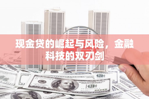 武威现金贷的崛起与风险，金融科技的双刃剑