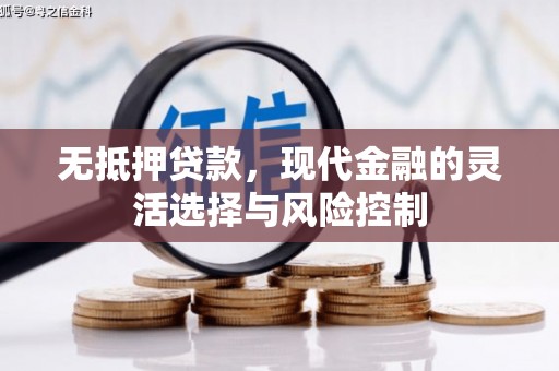 武威无抵押贷款，现代金融的灵活选择与风险控制