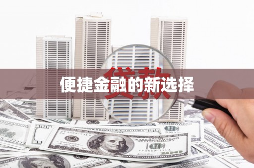 武威便捷金融的新选择