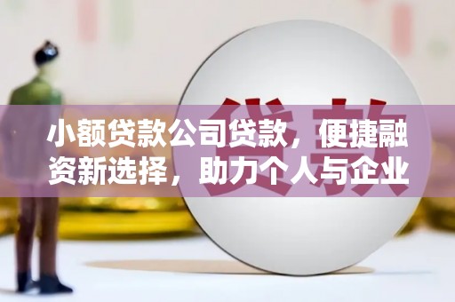 武威小额贷款公司贷款，便捷融资新选择，助力个人与企业成长