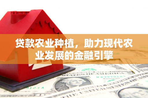 武威贷款农业种植，助力现代农业发展的金融引擎