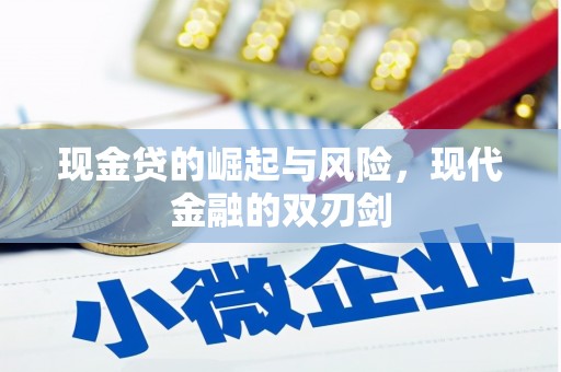 武威现金贷的崛起与风险，现代金融的双刃剑