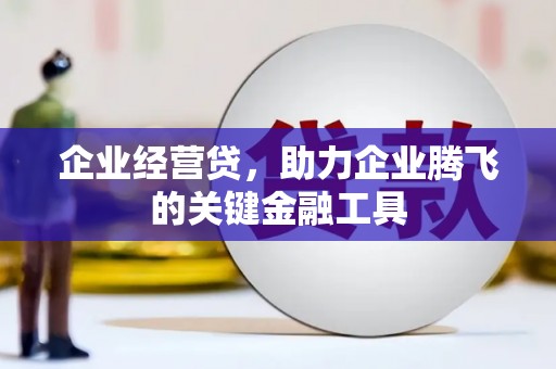 武威企业经营贷，助力企业腾飞的关键金融工具
