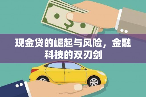 武威现金贷的崛起与风险，金融科技的双刃剑
