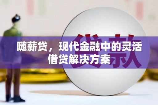 武威随薪贷，现代金融中的灵活借贷解决方案