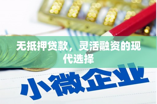 武威无抵押贷款，灵活融资的现代选择