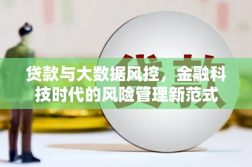 武威贷款与大数据风控，金融科技时代的风险管理新范式