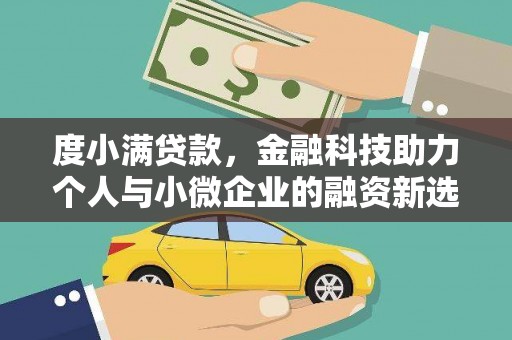 武威度小满贷款，金融科技助力个人与小微企业的融资新选择