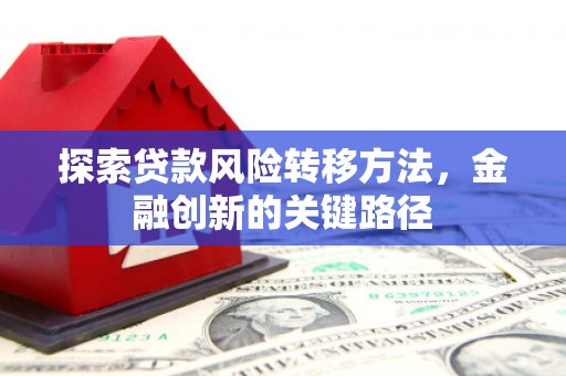 武威探索贷款风险转移方法，金融创新的关键路径