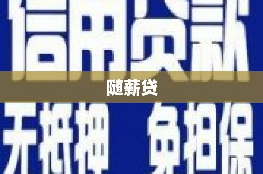 武威随薪贷