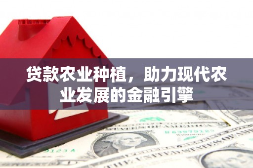 武威贷款农业种植，助力现代农业发展的金融引擎