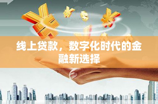 武威线上贷款，数字化时代的金融新选择