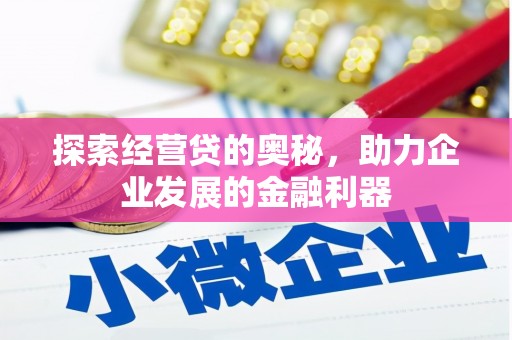 武威探索经营贷的奥秘，助力企业发展的金融利器