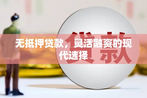 武威无抵押贷款，灵活融资的现代选择