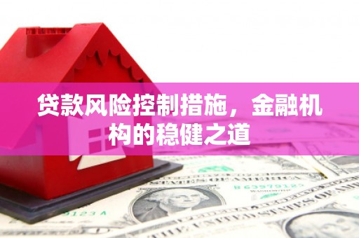 武威贷款风险控制措施，金融机构的稳健之道