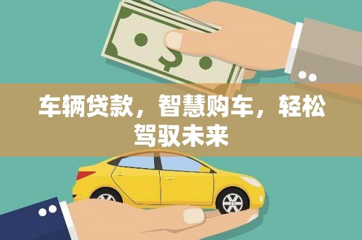 武威车辆贷款，智慧购车，轻松驾驭未来