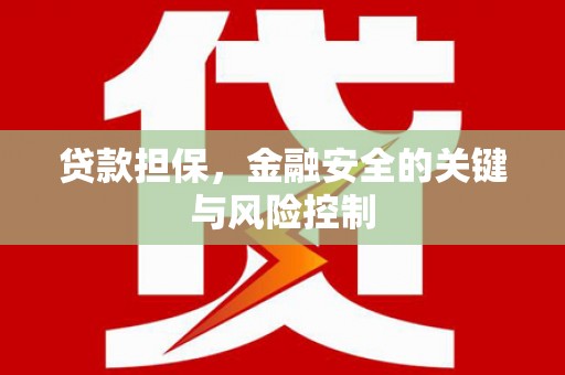 武威贷款担保，金融安全的关键与风险控制