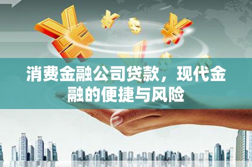 武威消费金融公司贷款，现代金融的便捷与风险