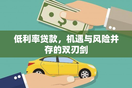 武威低利率贷款，机遇与风险并存的双刃剑