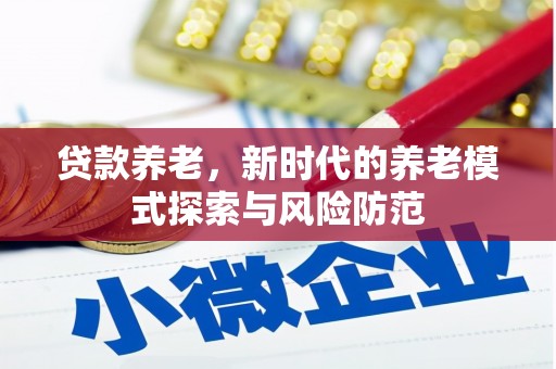 武威贷款养老，新时代的养老模式探索与风险防范